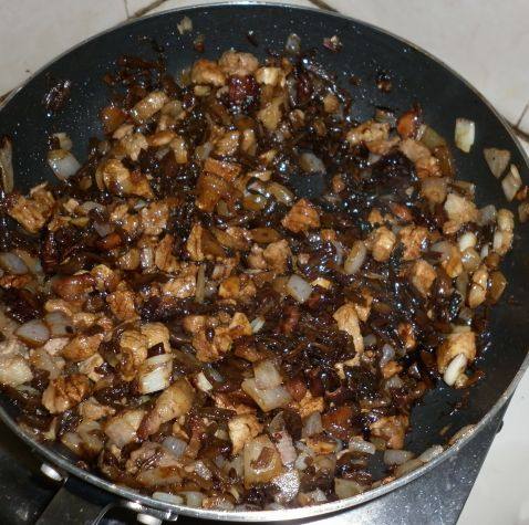 芽菜卤肉饭步骤14