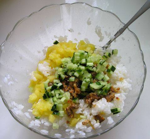 芝麻水果饭团步骤9