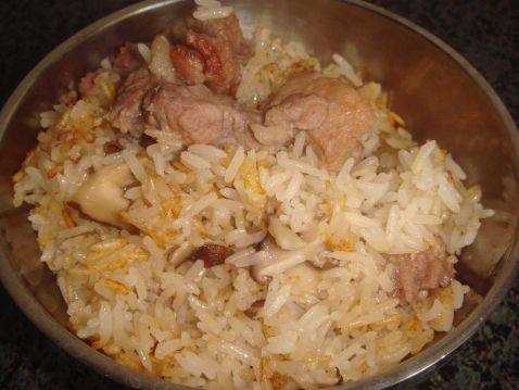 冬菇排骨焖饭步骤9