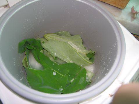 荷叶饭步骤2