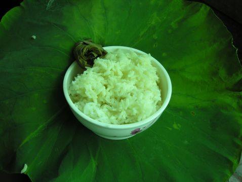 荷叶饭步骤5