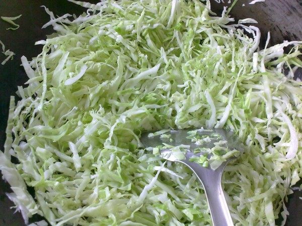 大盆饭之包菜腊肠饭步骤8