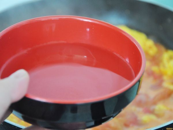 蕃茄蛋泡饭步骤5