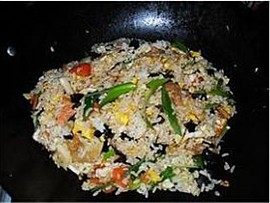 泡菜炒饭步骤6