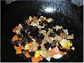 泡菜炒饭步骤5