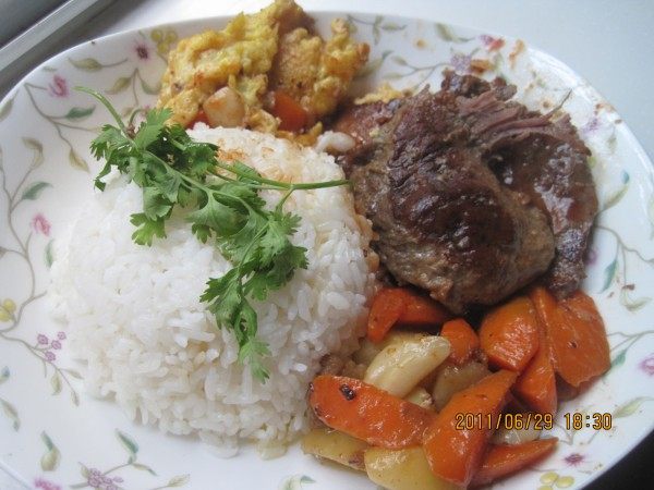 番茄牛排饭步骤5