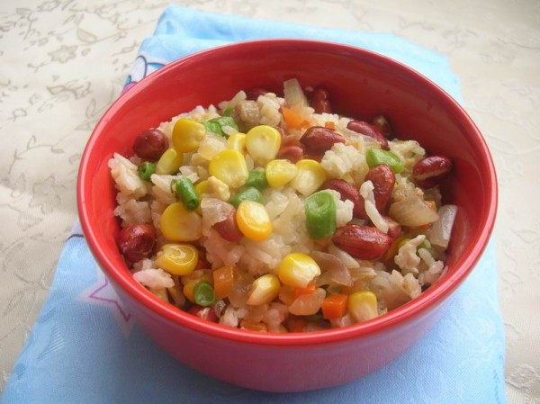 七彩捞饭步骤7