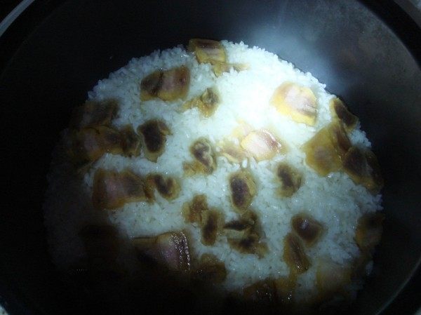豌豆咸肉饭步骤5
