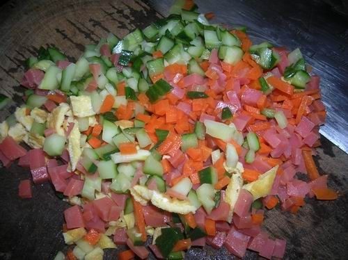 芝士焗虾饭步骤1