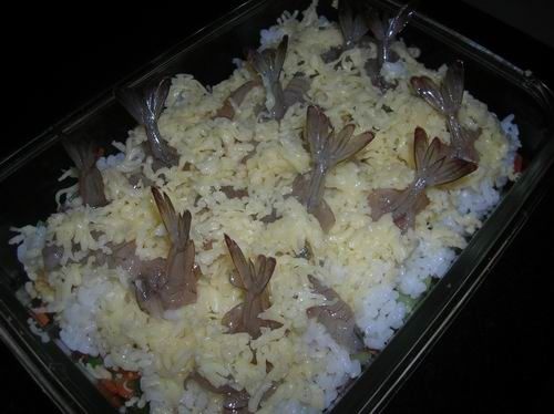 芝士焗虾饭步骤10