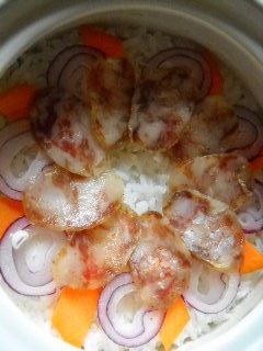 洋葱沙茶煲仔饭步骤4