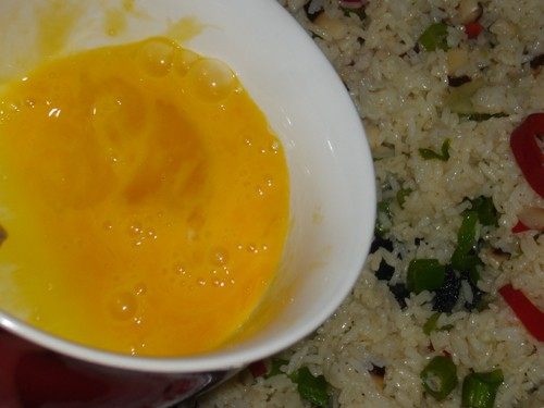 蛋蔬炒饭步骤8