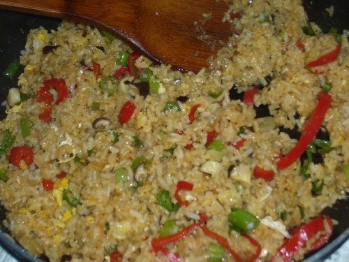 蛋蔬炒饭步骤11
