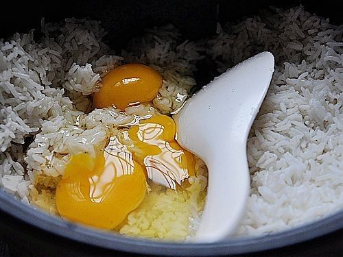 豆丁蛋炒饭步骤2