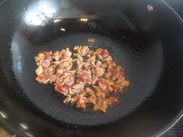 杂蔬酱肉丁炒饭步骤2