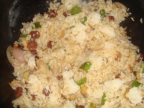 芝士香肠焗饭步骤4
