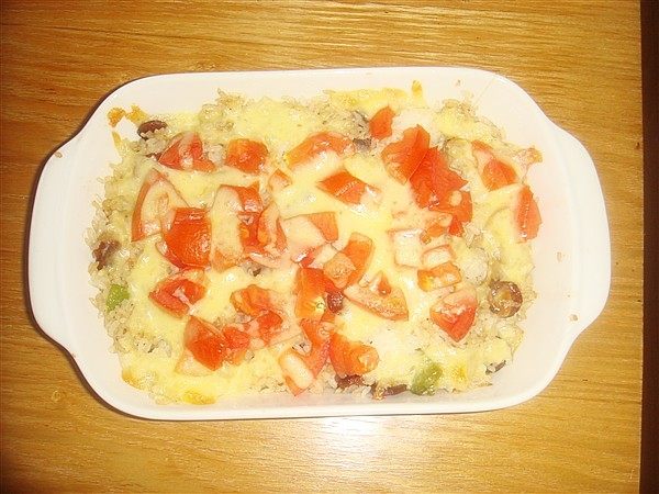 芝士香肠焗饭步骤8