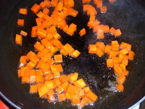 杂蔬腊味饭步骤3