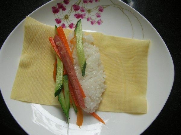 豆皮包饭步骤8