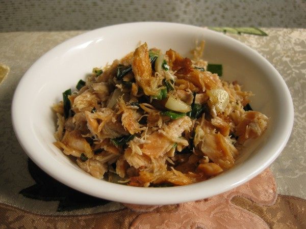 鲑鱼茶泡饭步骤2