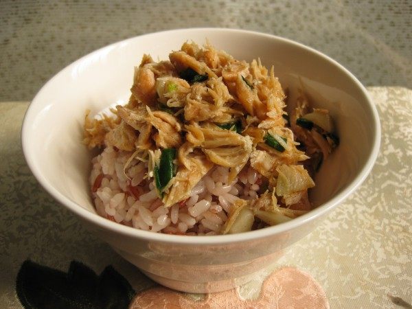 鲑鱼茶泡饭步骤4