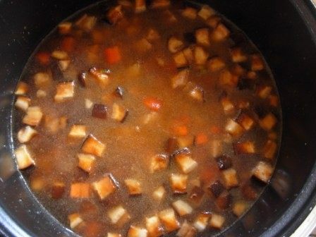 土豆瘦肉香菇饭步骤6