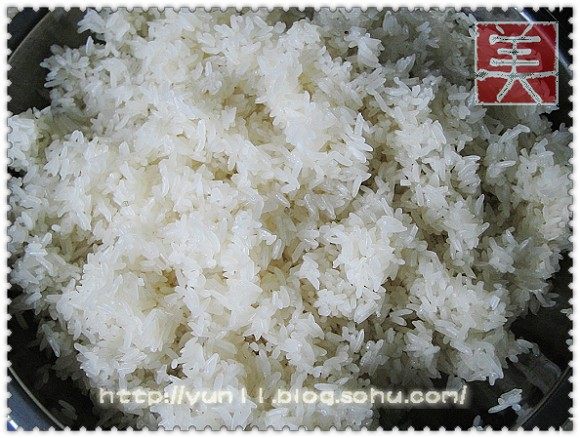 腊味炒糯米饭步骤1
