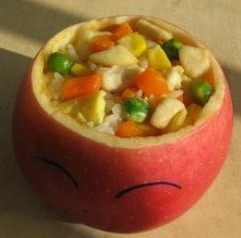 苹果蔬菜饭步骤7