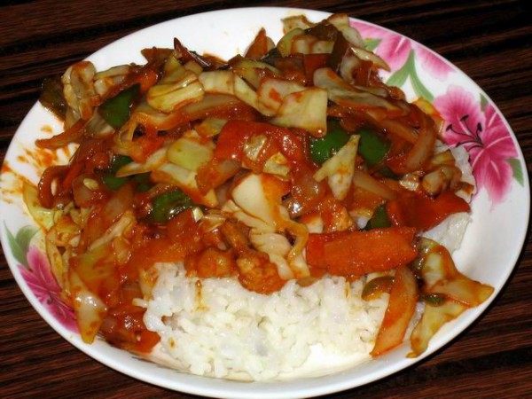 朝鲜拌饭步骤6
