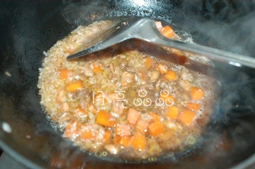 兔肉南瓜饭步骤8