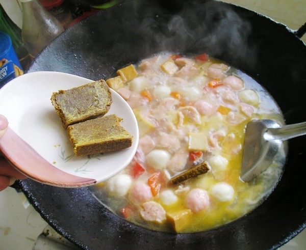 咖喱肉丸盖饭步骤5