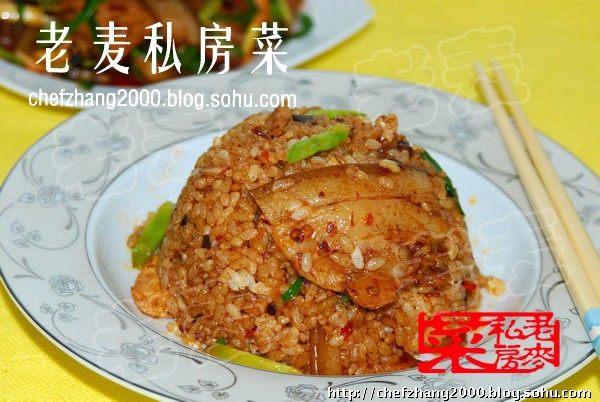 回锅肉炒饭步骤6