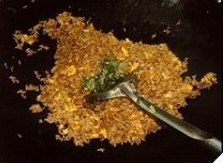 香草豉油蛋炒饭步骤4