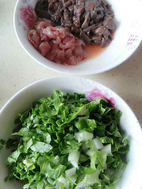 猪肝瘦肉青菜粥#新鲜步骤2