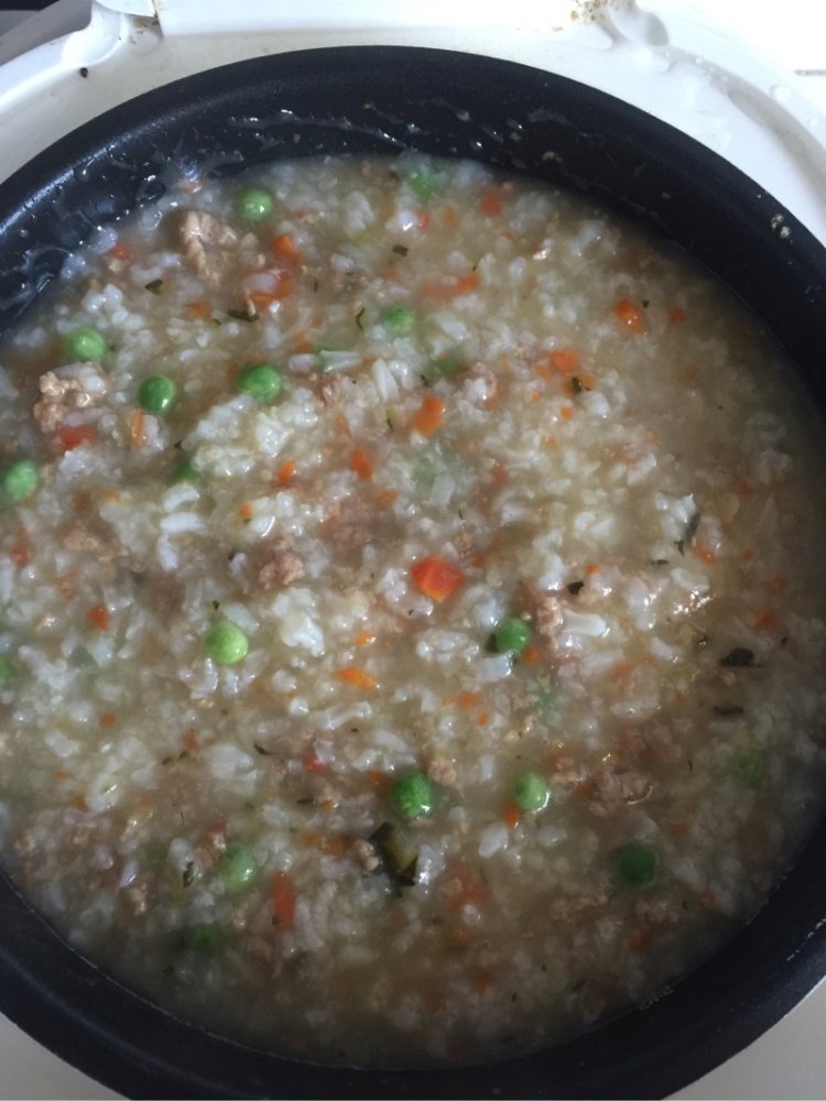 蔬菜瘦肉粥步骤11