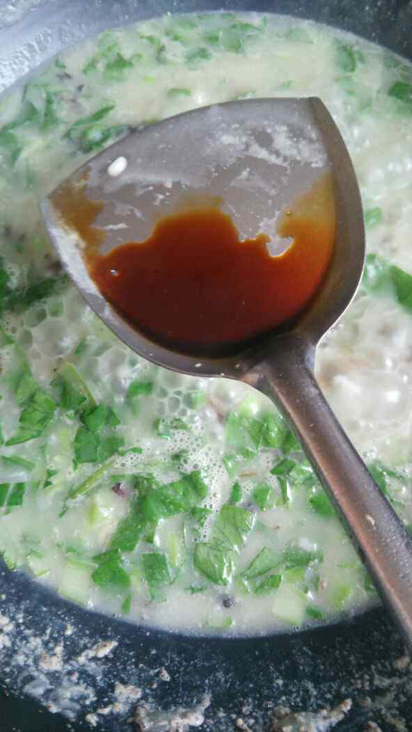 膳丝青菜粥步骤11