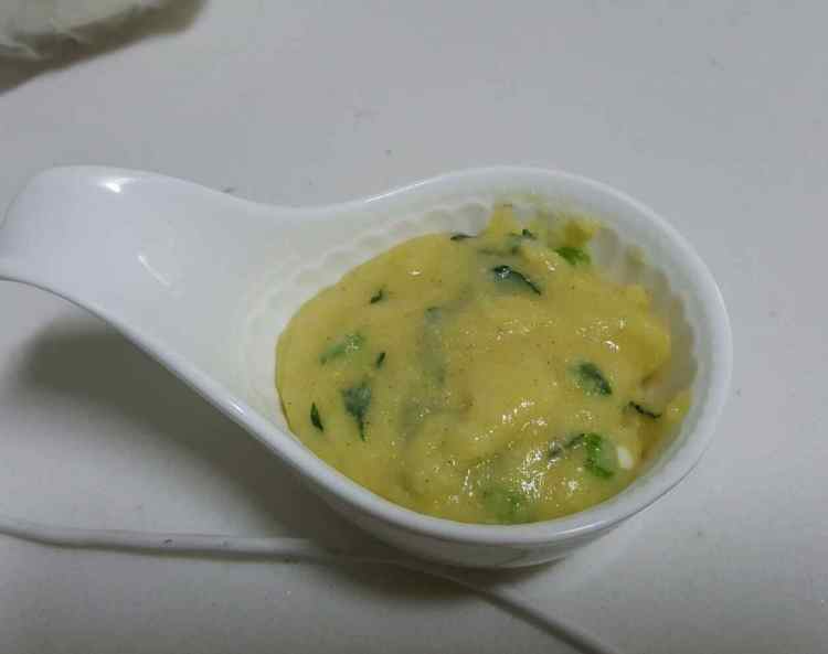 小米奶酪菠菜糊步骤9