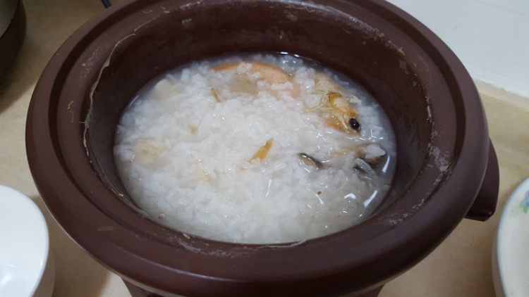 瑶柱虾干粥步骤4