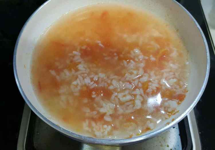 番茄蔬菜鱼丸粥步骤4