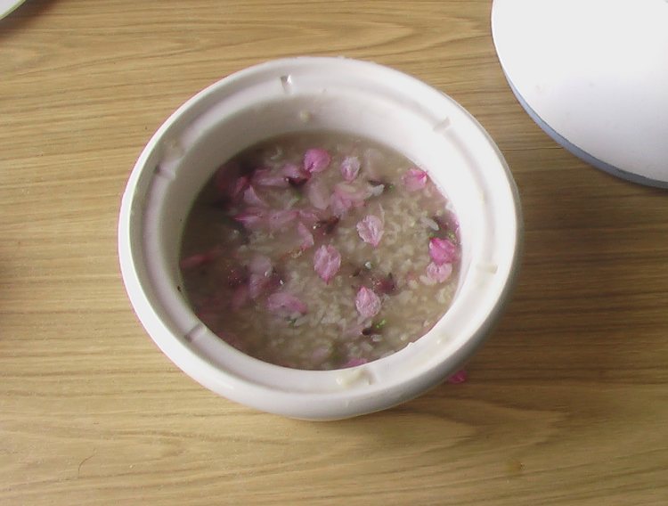 桃花粥步骤6