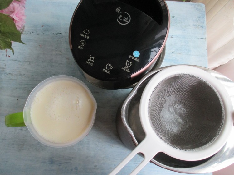 豆浆红糙米山药粥步骤6