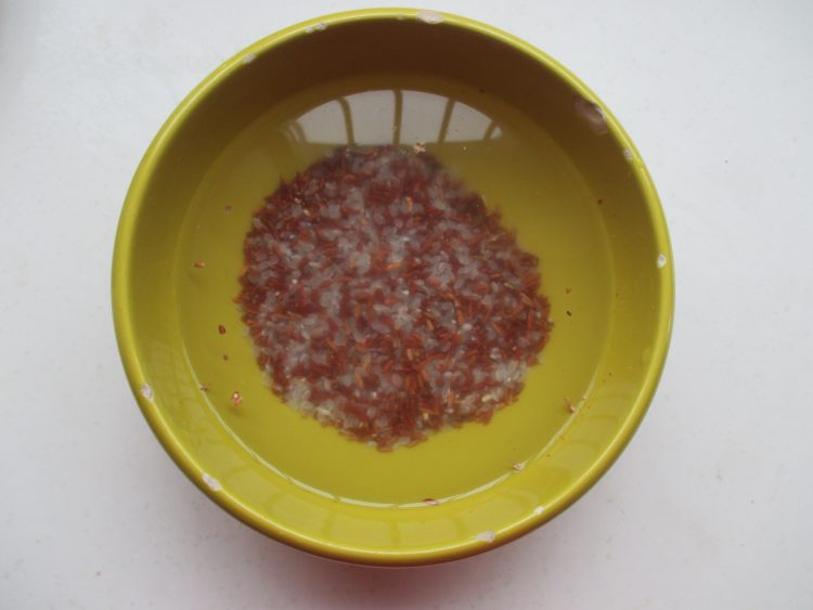 豆浆红糙米山药粥步骤7