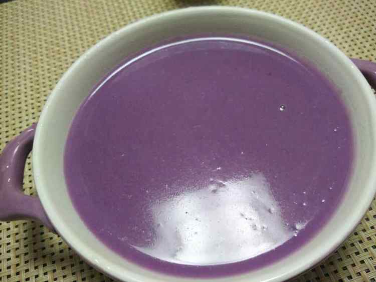 燕麦紫薯糊#多效护理步骤7