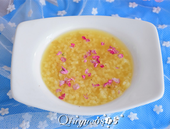 桃花粥#多效护理一招步骤6