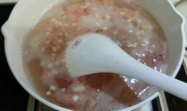 番茄牛肉小米粥步骤6