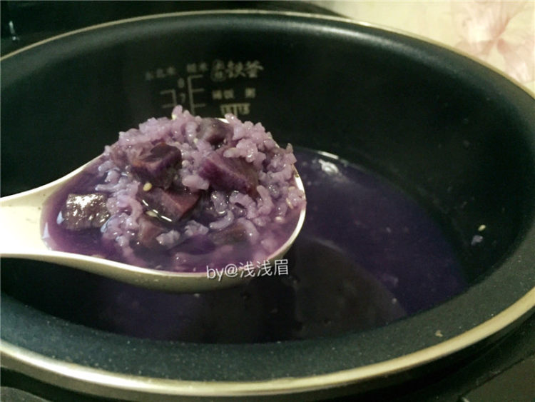 紫薯白米粥步骤6