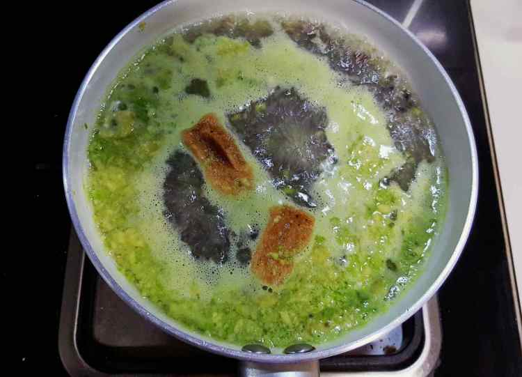 牛油果奶酪粥步骤5
