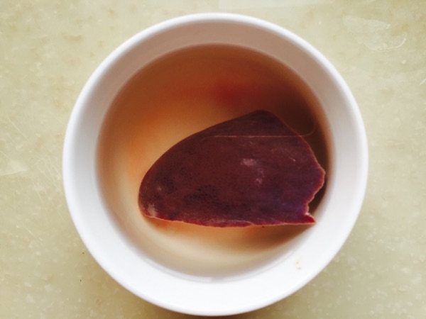 白菜猪肝粥步骤1