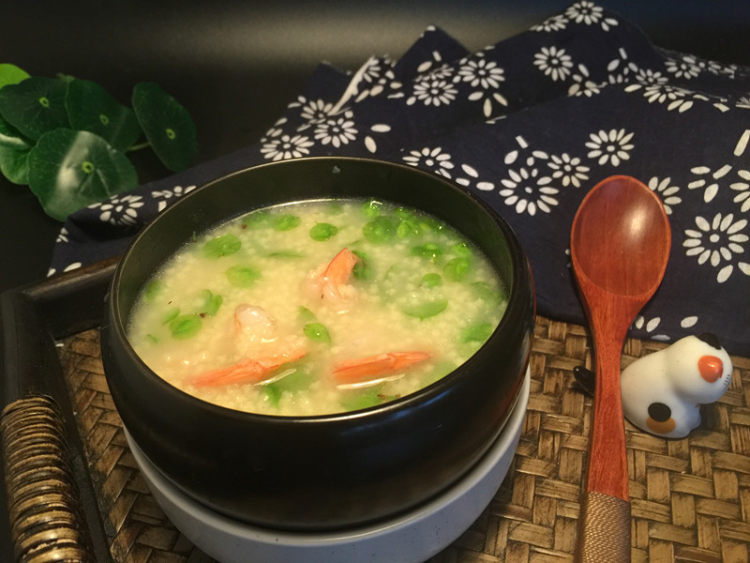 榆钱虾仁小米粥步骤10