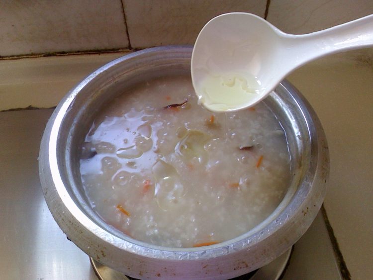 香菇鸡丝粥步骤5